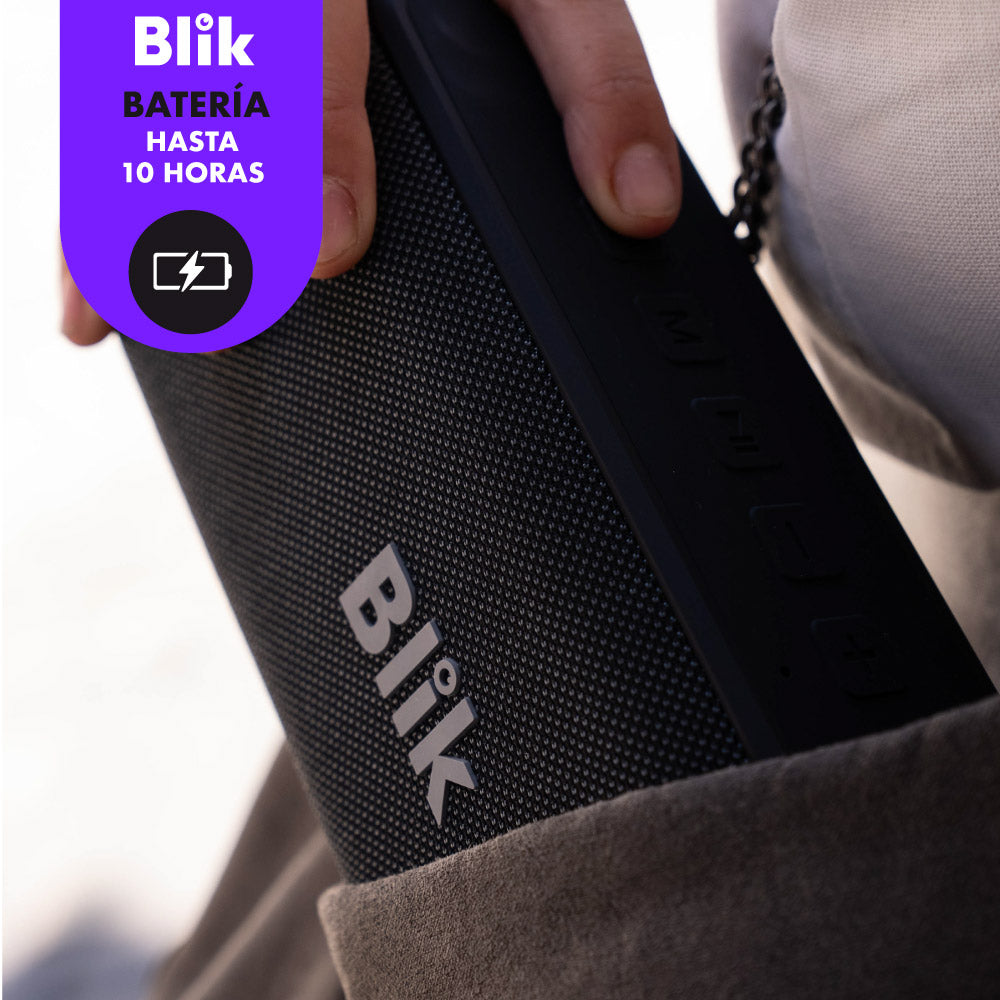 Parlante Bluetooth Portátil Blik Bass100 40W IPX5 10 Hrs - Blik