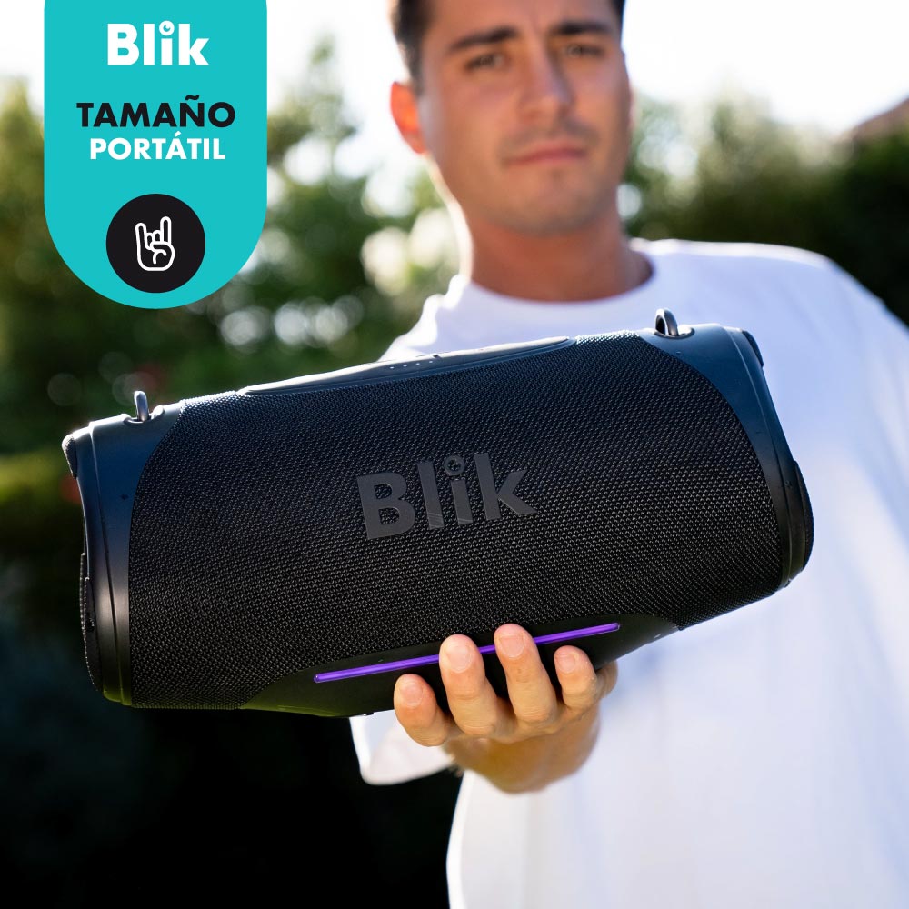 Parlante Bluetooth Portátil Blik Bass300 80W IPX7 8 Hrs - Blik