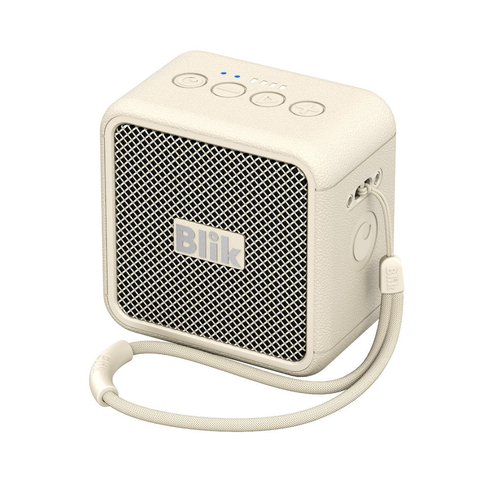 Parlante Bluetooth Blik BassGo 15W IPX6 19H TWS Crema