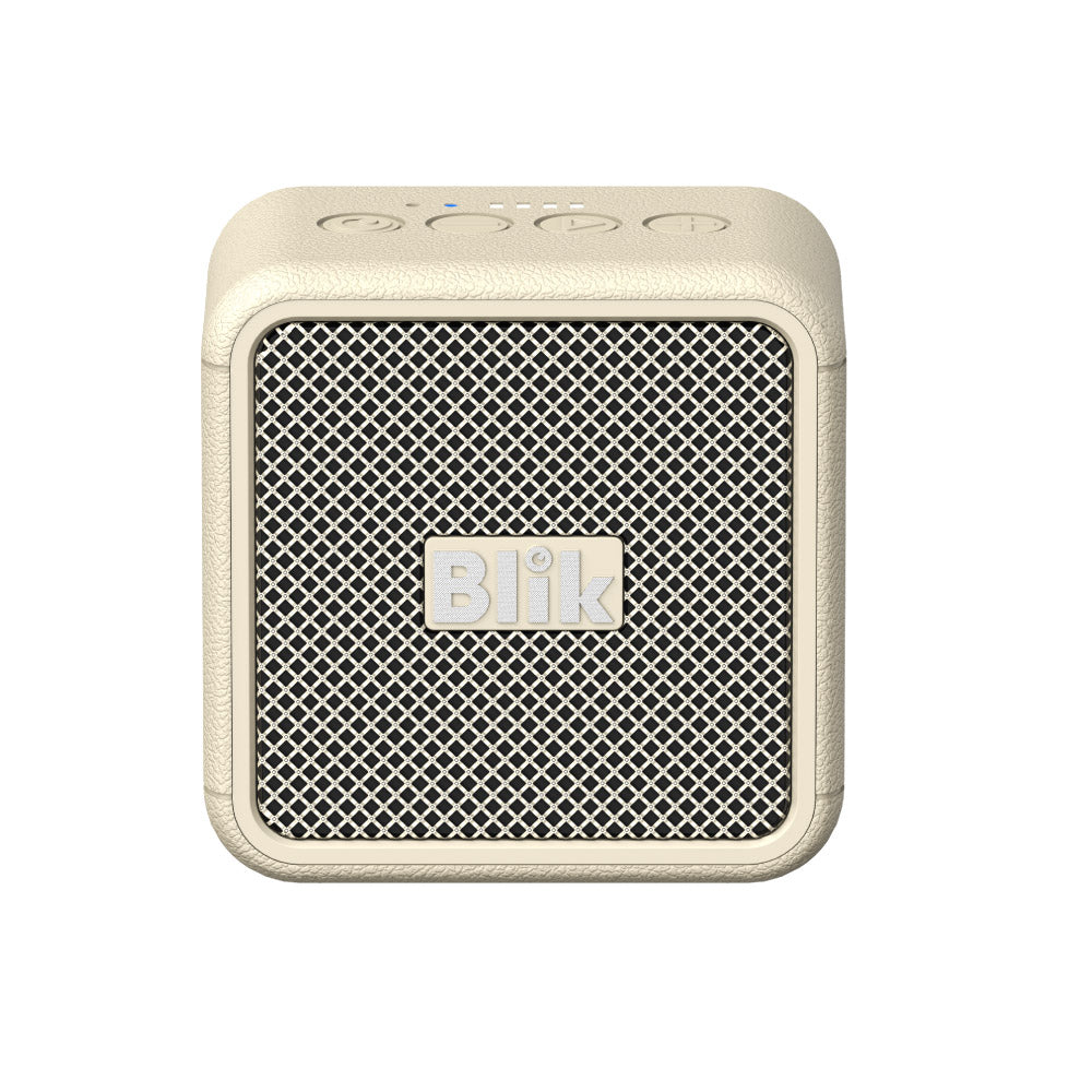 Parlante Bluetooth Blik BassGo 15W IPX6 19H TWS Crema