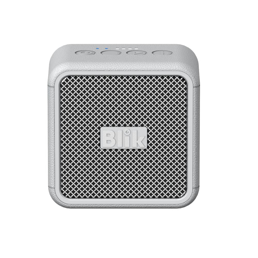 Parlante Bluetooth Blik BassGo 15W IPX6 19H TWS Gris