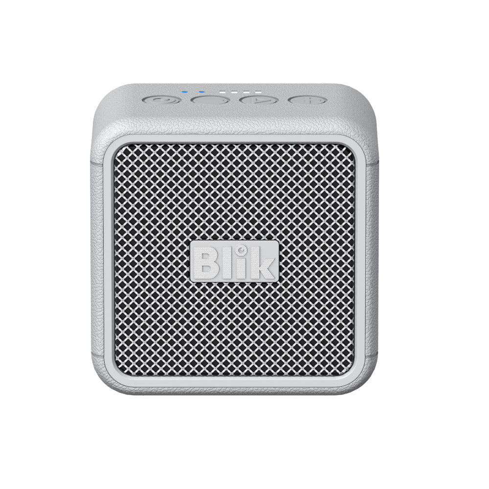 Parlante Bluetooth Blik BassGo 15W IPX6 19H TWS Gris