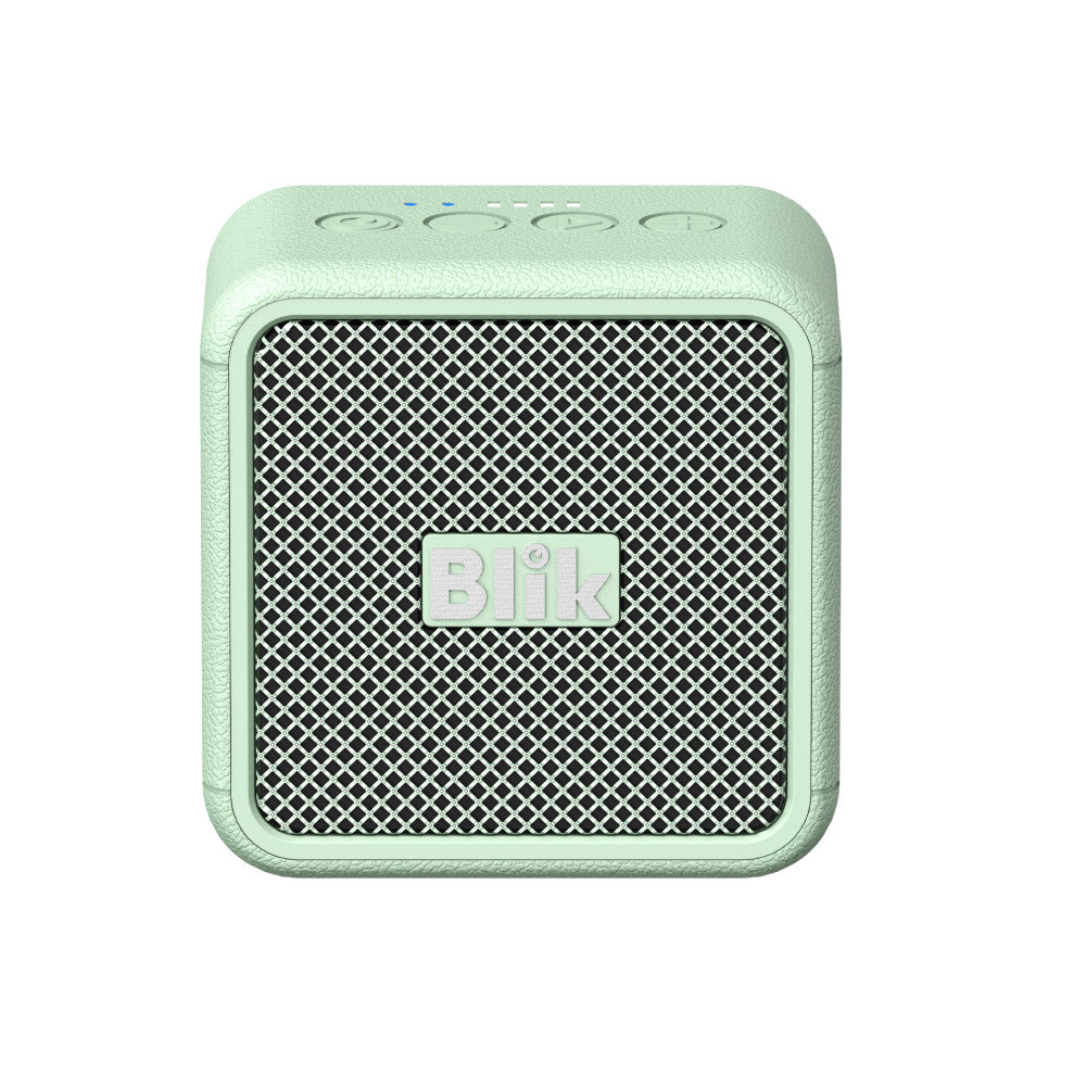 Parlante Bluetooth Blik BassGo 15W IPX6 19H TWS Verde