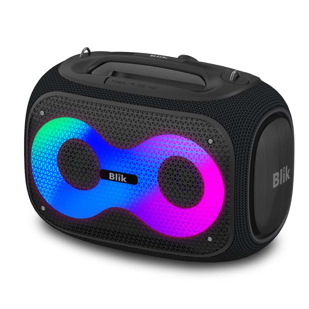 Parlante Portátil Blik Partybass120 Negro