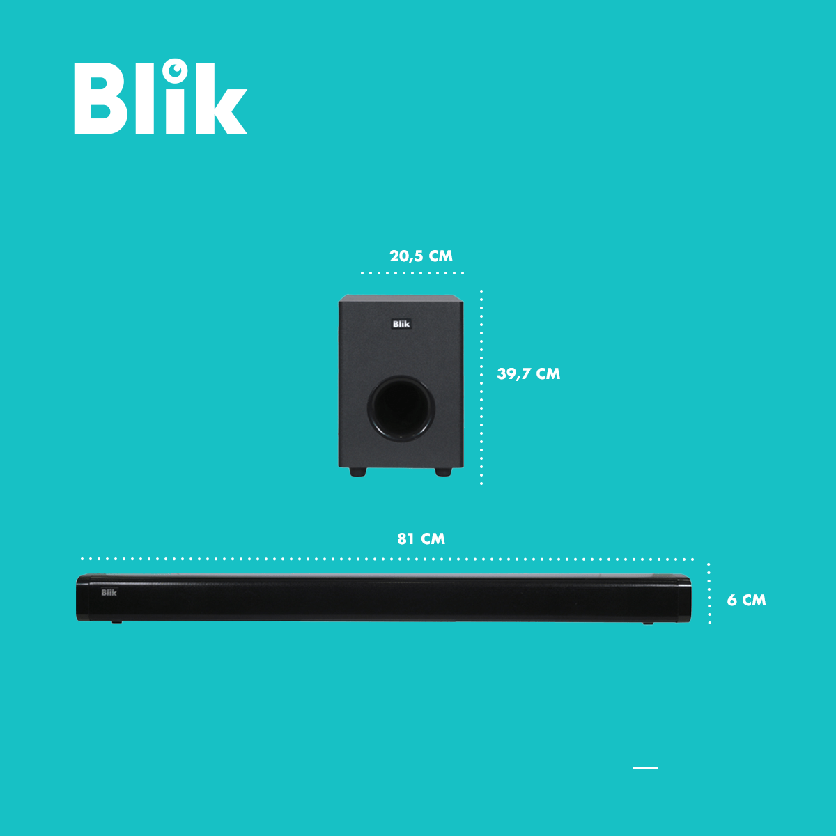 Barra de sonido Blik Surreal 2.1