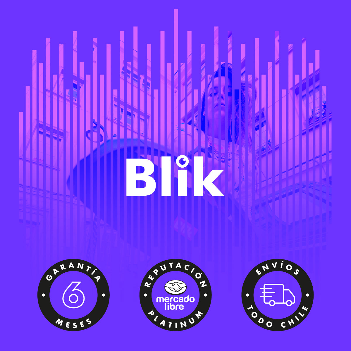Parlante All In One Blik Megasound4 con Micrófono