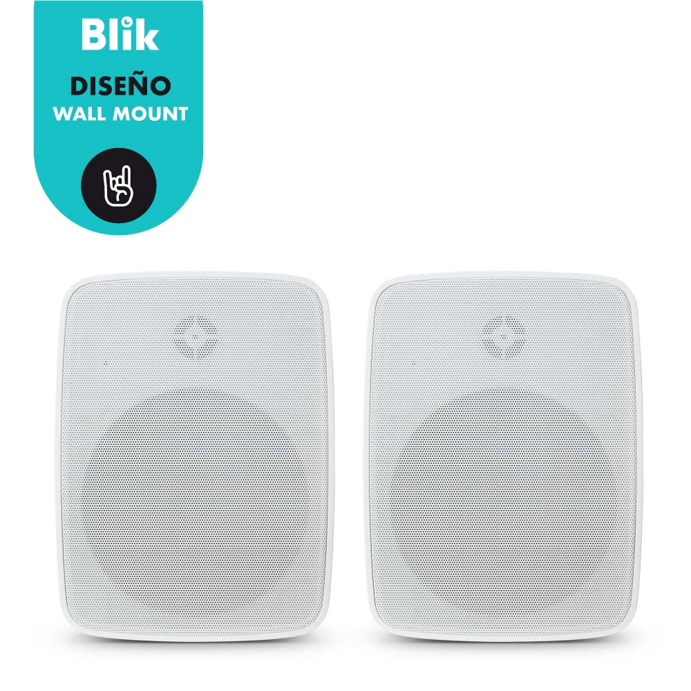 Par parlantes pasivos Blik Fidelity Blanco 60W