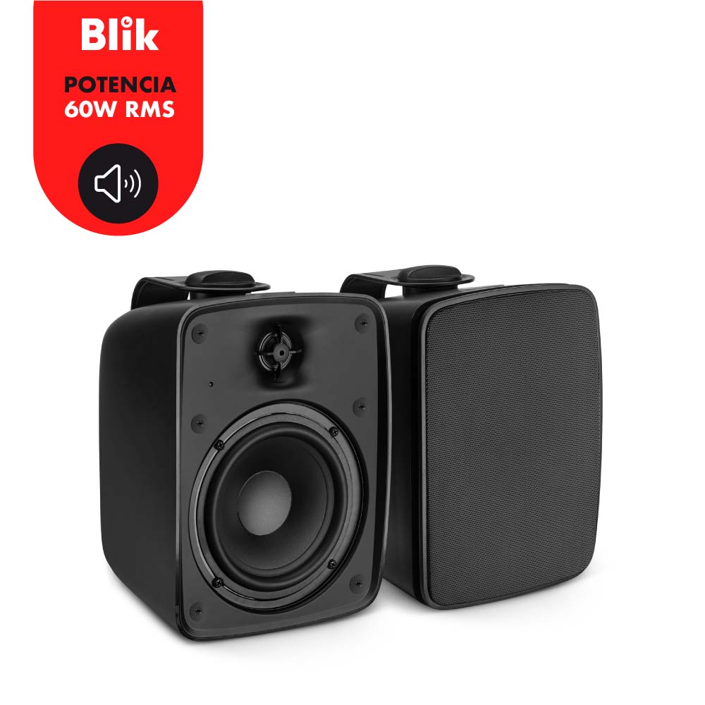 Par parlantes pasivos Blik Fidelity Black 60W