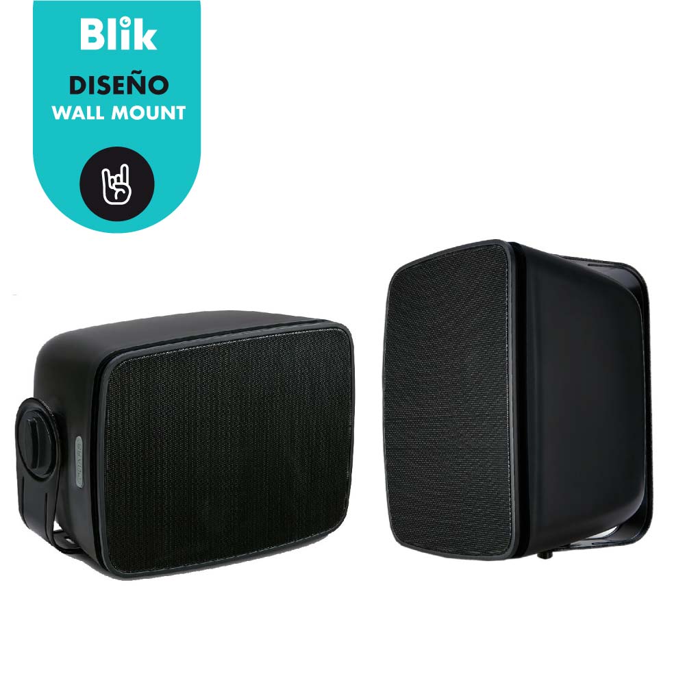 Par parlantes pasivos Blik Fidelity Black 60W