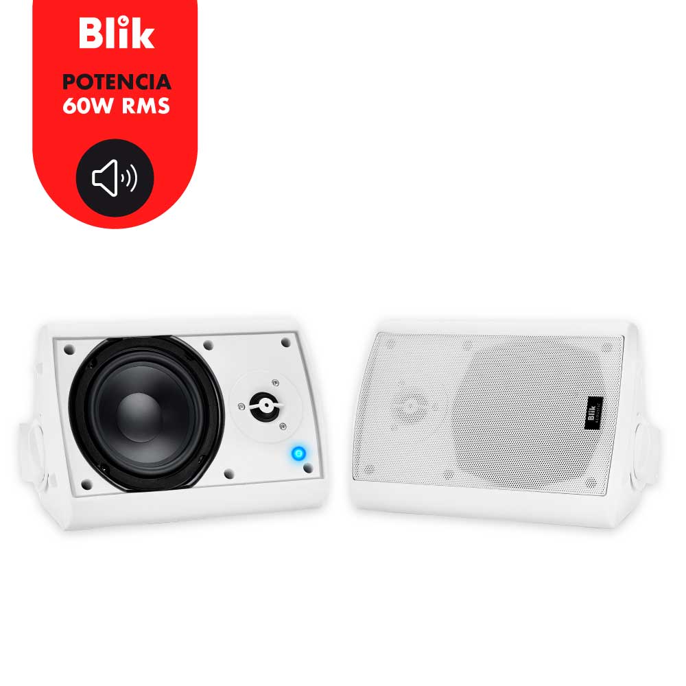 Par parlantes pasivos Blik Fidelity2 Blanco 60W