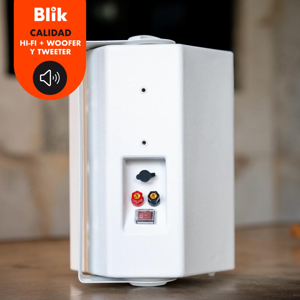 Par parlantes pasivos Blik Fidelity2 Blanco 60W