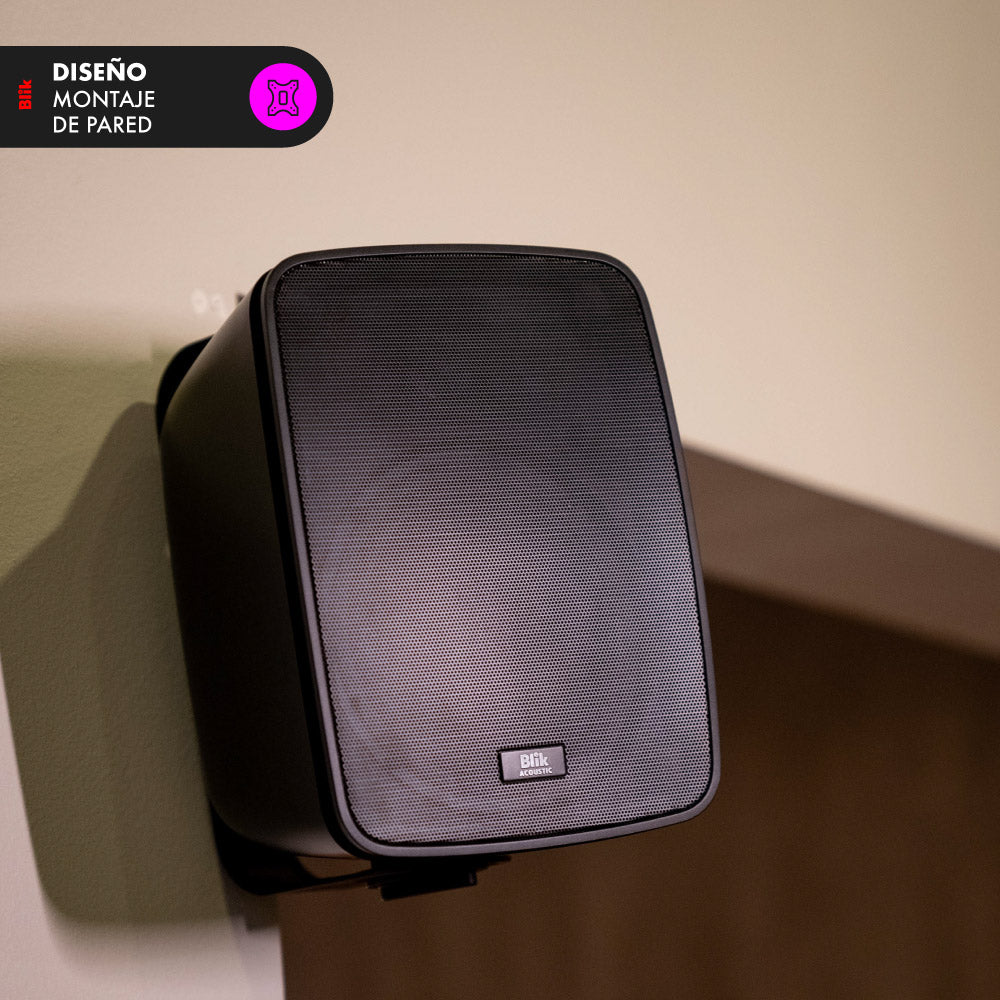 Parlantes de Instalación Activos Bluetooth Blik Fidelity Negro 60W