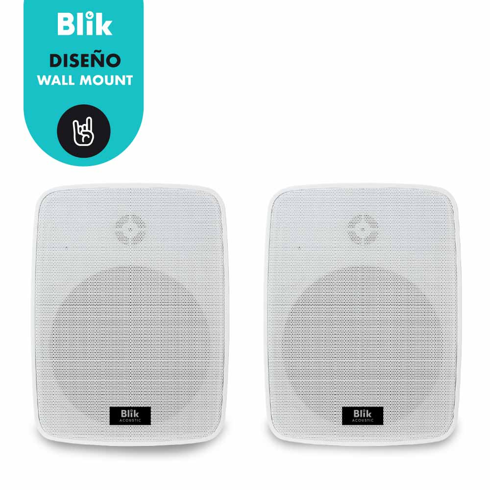 Parlantes de Instalación Activos Bluetooth Blik Fidelity Blanco 60W