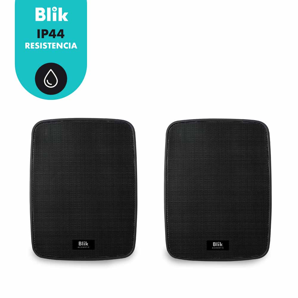 Parlantes de Instalación Activos Bluetooth Blik Fidelity Negro 60W
