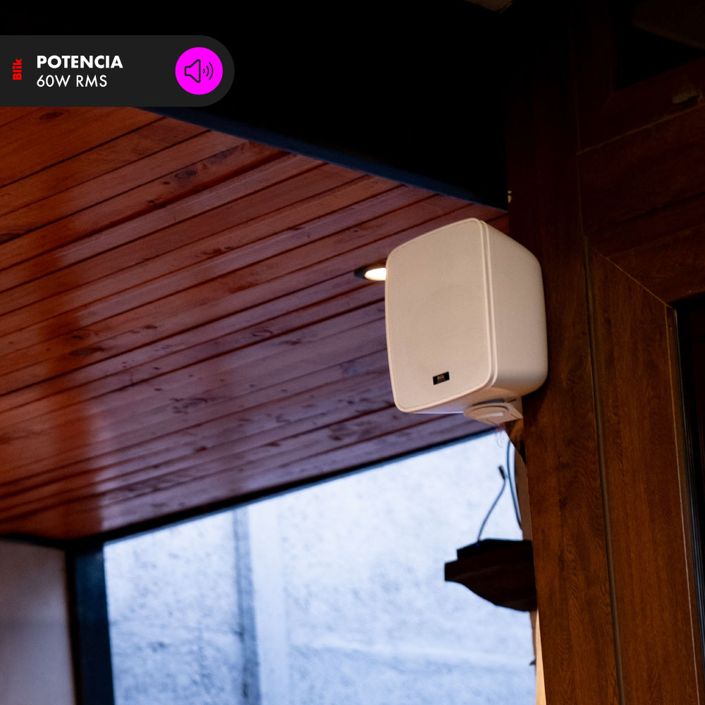 Parlantes de Instalación Activos Bluetooth Blik Fidelity Blanco 60W