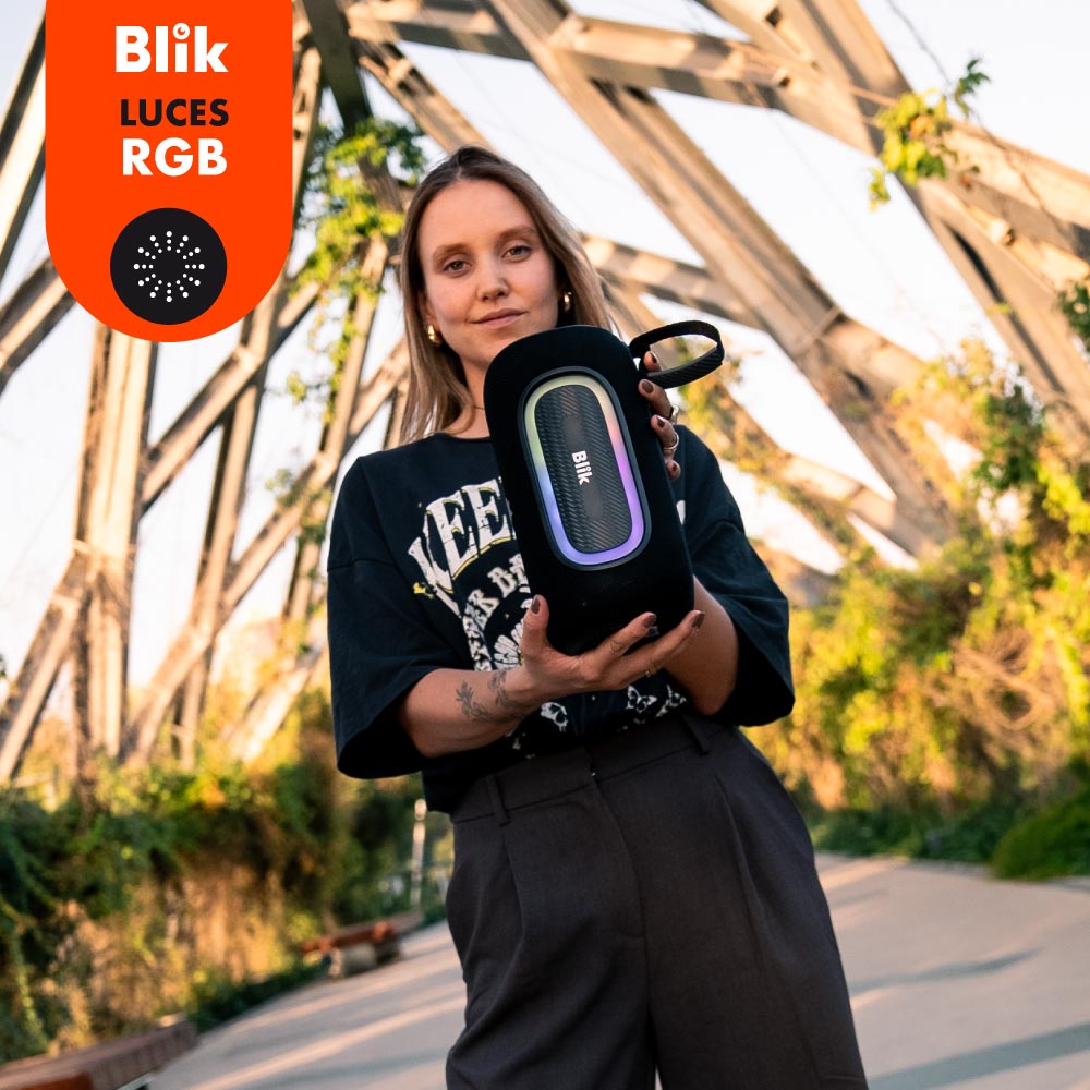 Parlante Portátil Blik HypeBass negro