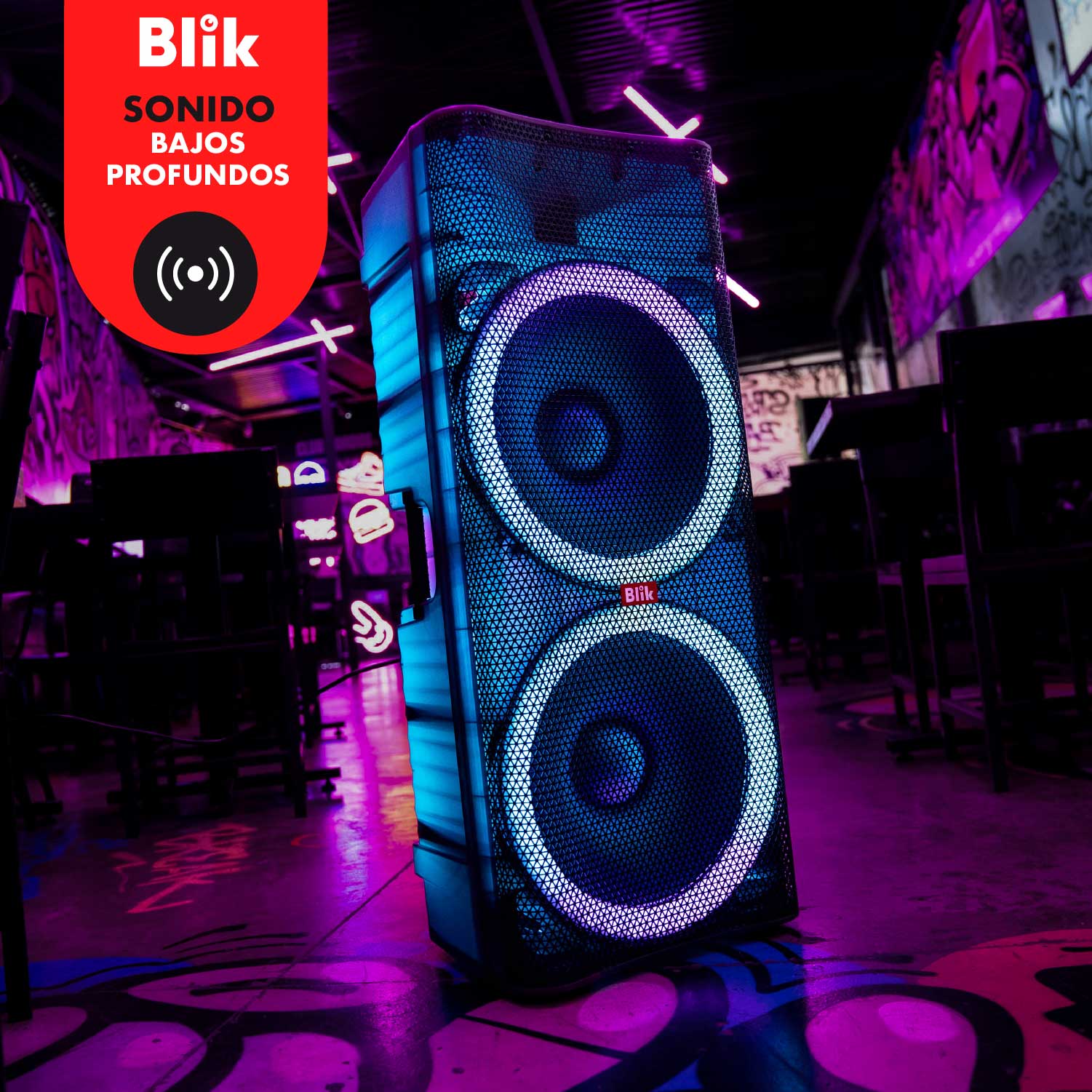 Parlante Karaoke Blik Light360