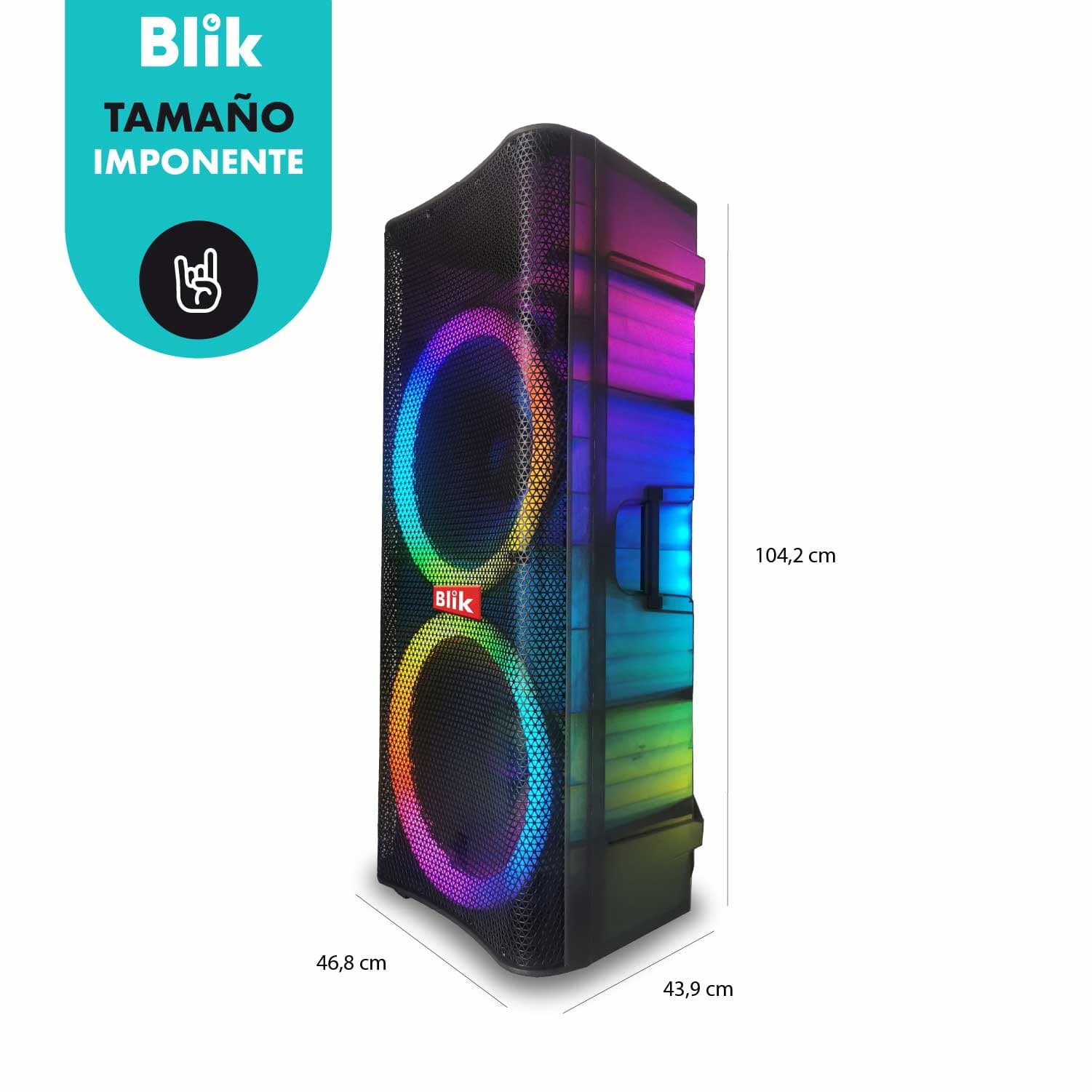 Parlante Karaoke Blik Light360