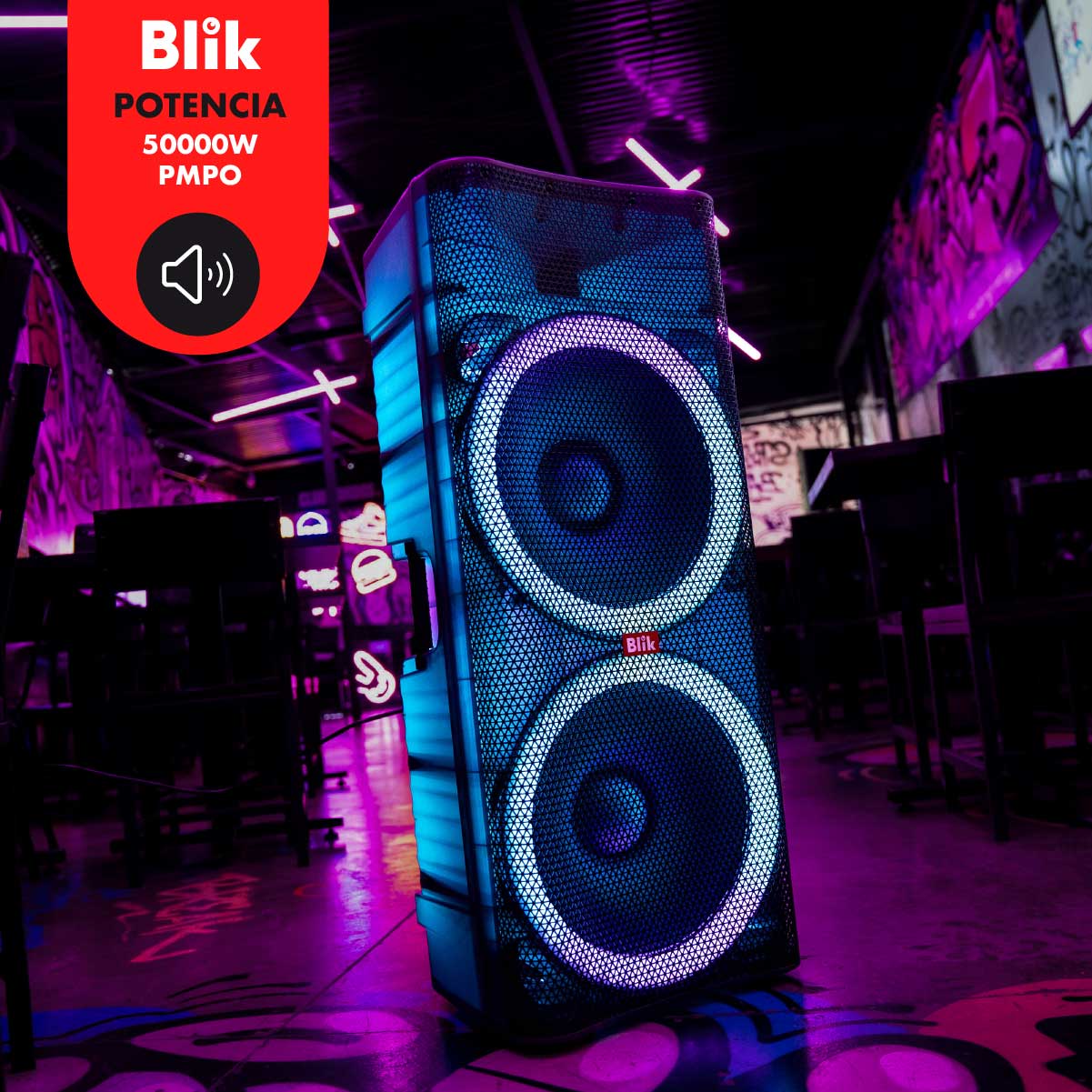 Parlante Karaoke Blik Light360-X