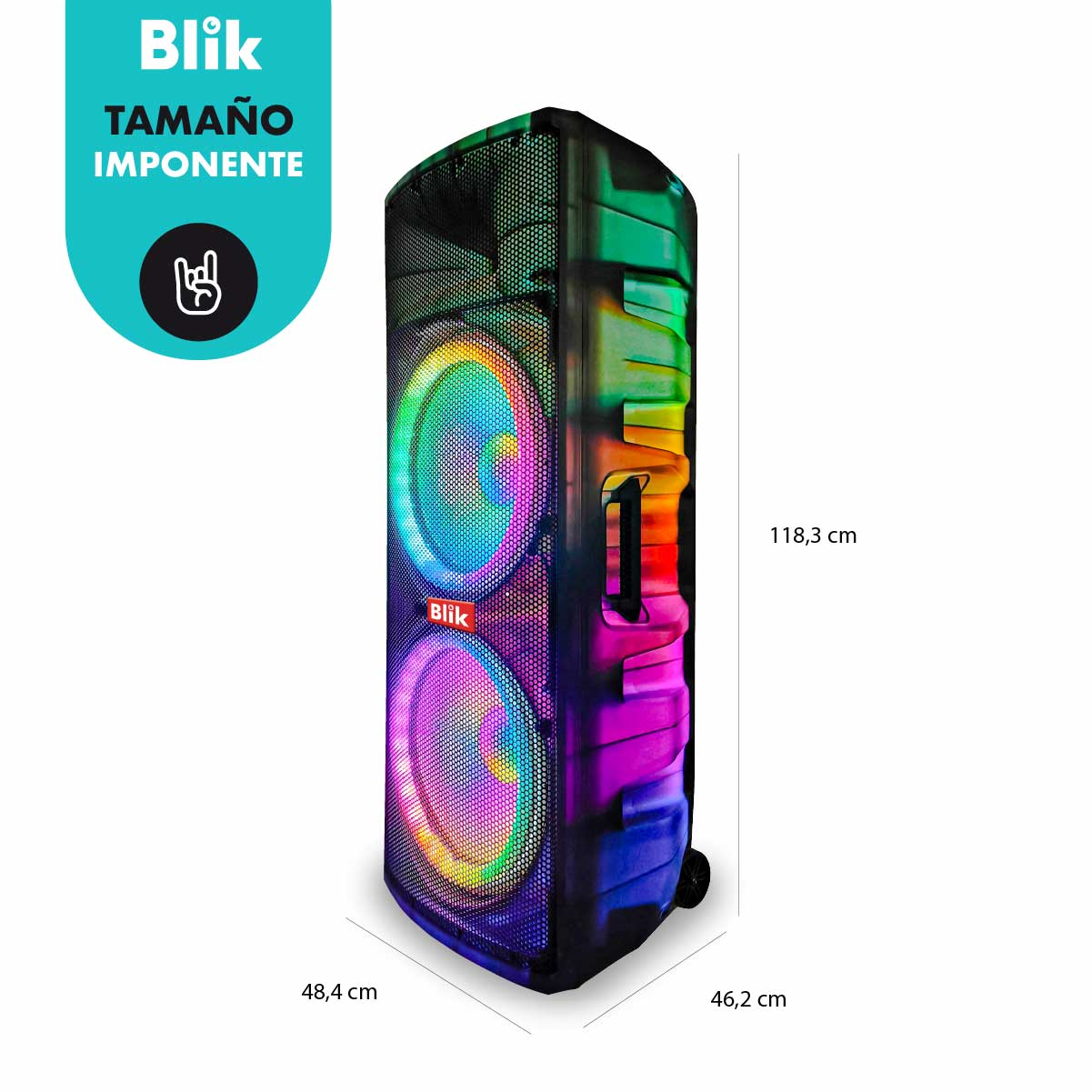 Parlante Karaoke Blik Light360-X