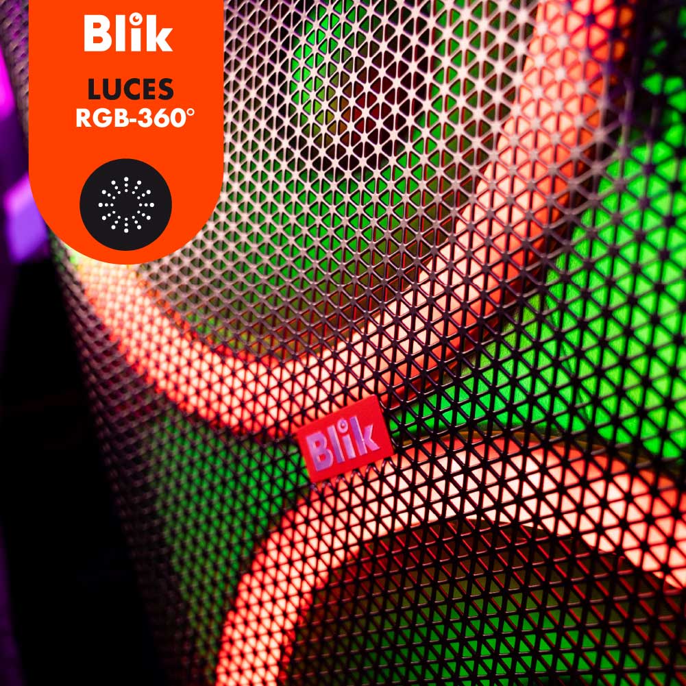 Parlante Bluetooth Karaoke Blik Light360-X - Blik