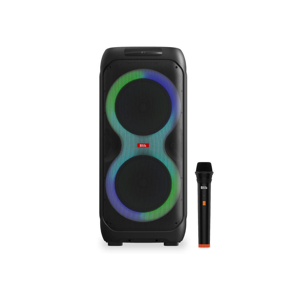 Parlante Bluetooth Karaoke Con Micrófono Blik Lightmax12