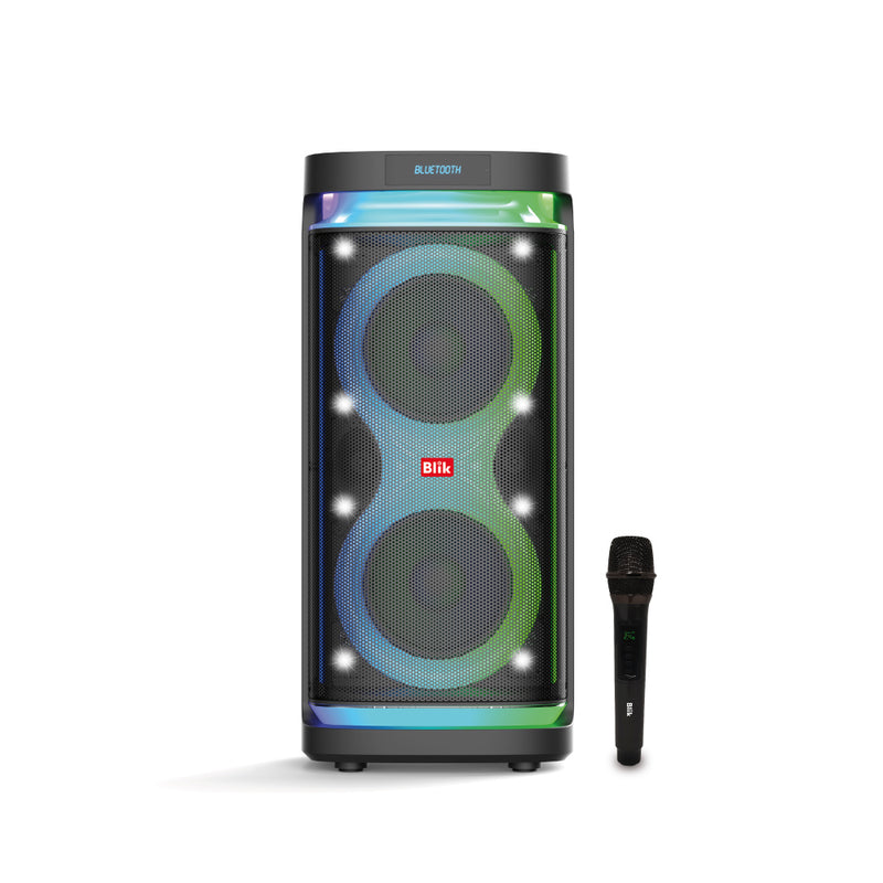 Parlante Bluetooth Karaoke Con Micrófono Blik Lightmax8