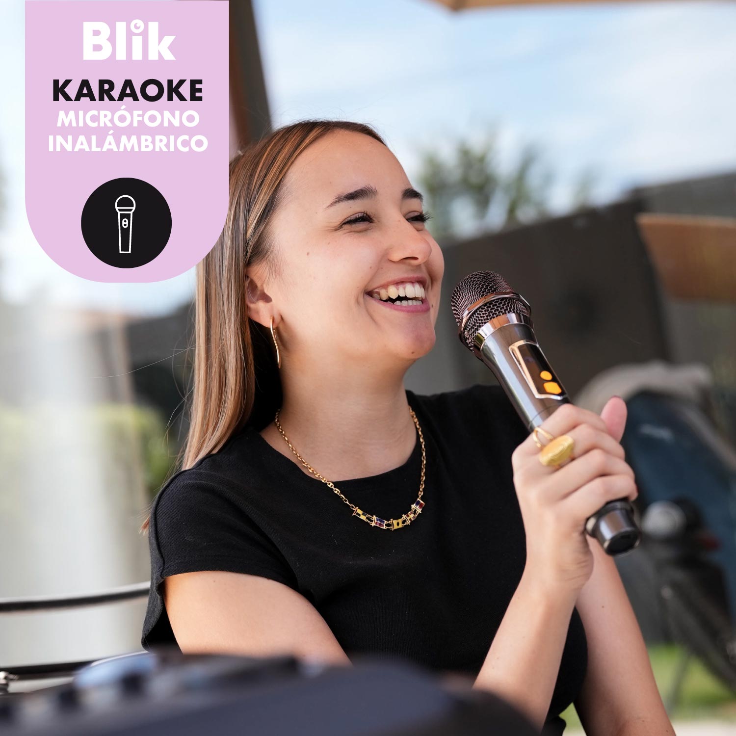 Parlante Karaoke Blik Lightmax8