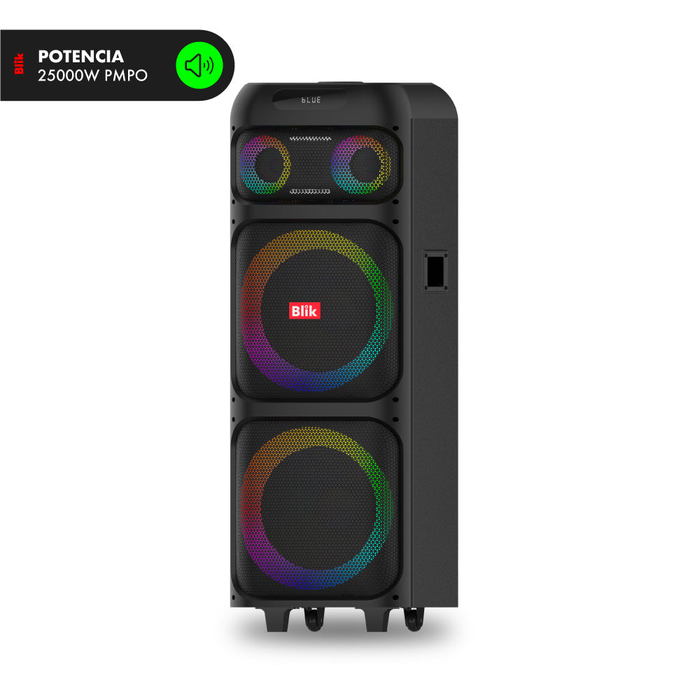 Parlante Bluetooth Karaoke Con Microfono Blik Lightup600 potencia