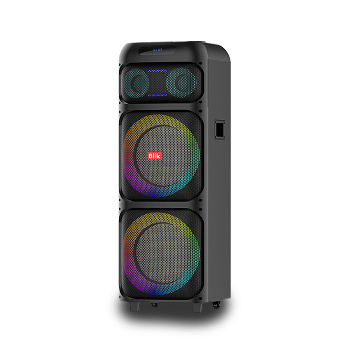 Parlante Bluetooth Karaoke Con Microfono Blik Lightup700 lado
