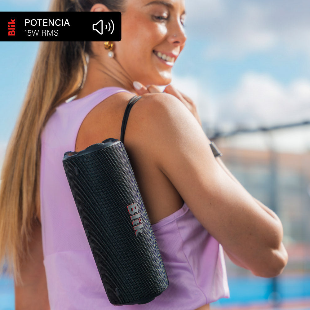 Parlante Bluetooth Portátil Blik Live Pro 15W IPX6 12 Hrs