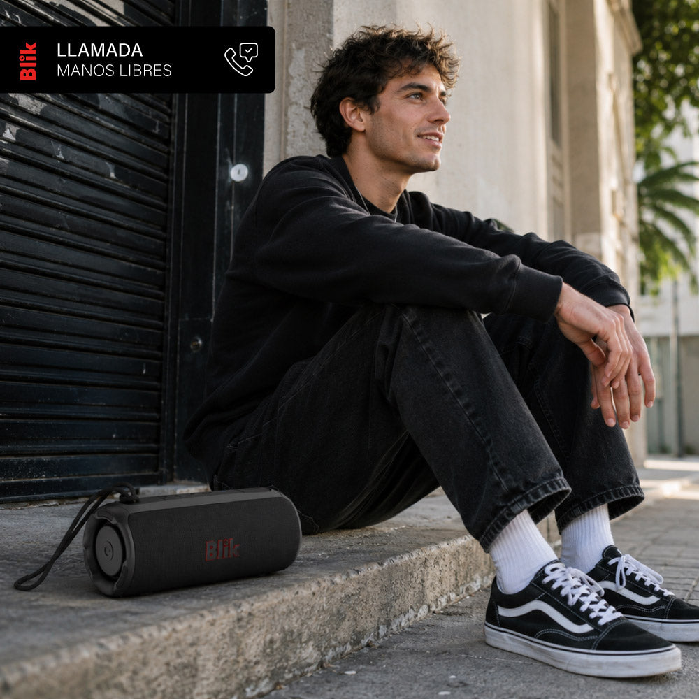 Parlante Bluetooth Portátil Blik Live Pro 15W IPX6 12 Hrs