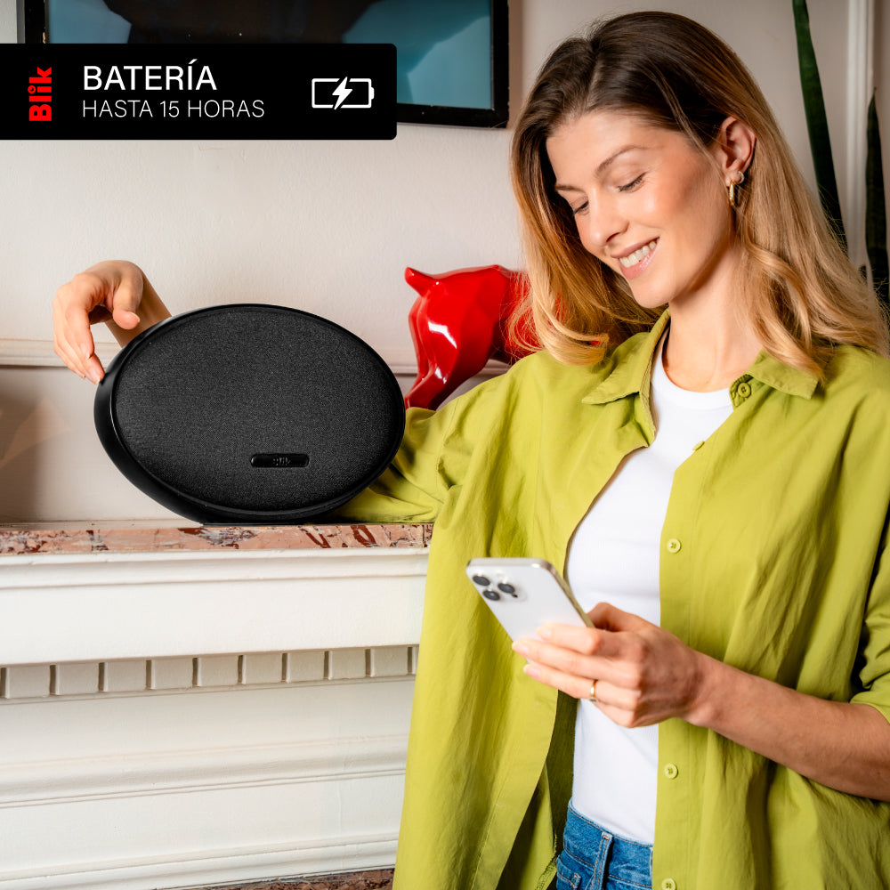 Parlante Bluetooth Blik Moonlight 60W Hi-Fi 15H DSP Negro
