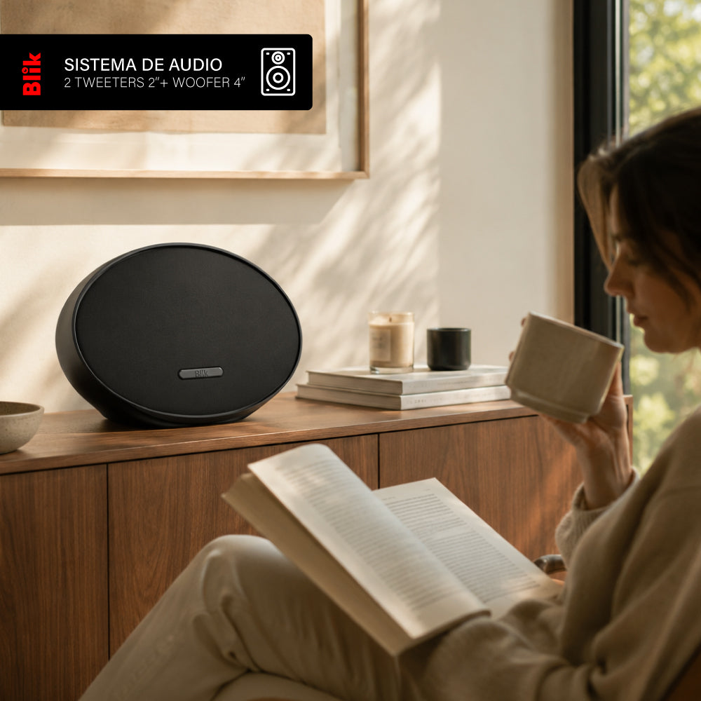 Parlante Bluetooth Blik Moonlight 60W Hi-Fi 15H DSP Negro