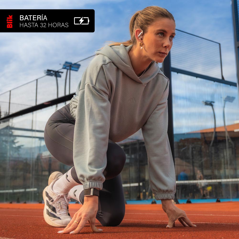 Audífonos Bluetooth Blik Motion Open-Ear 32H Crema