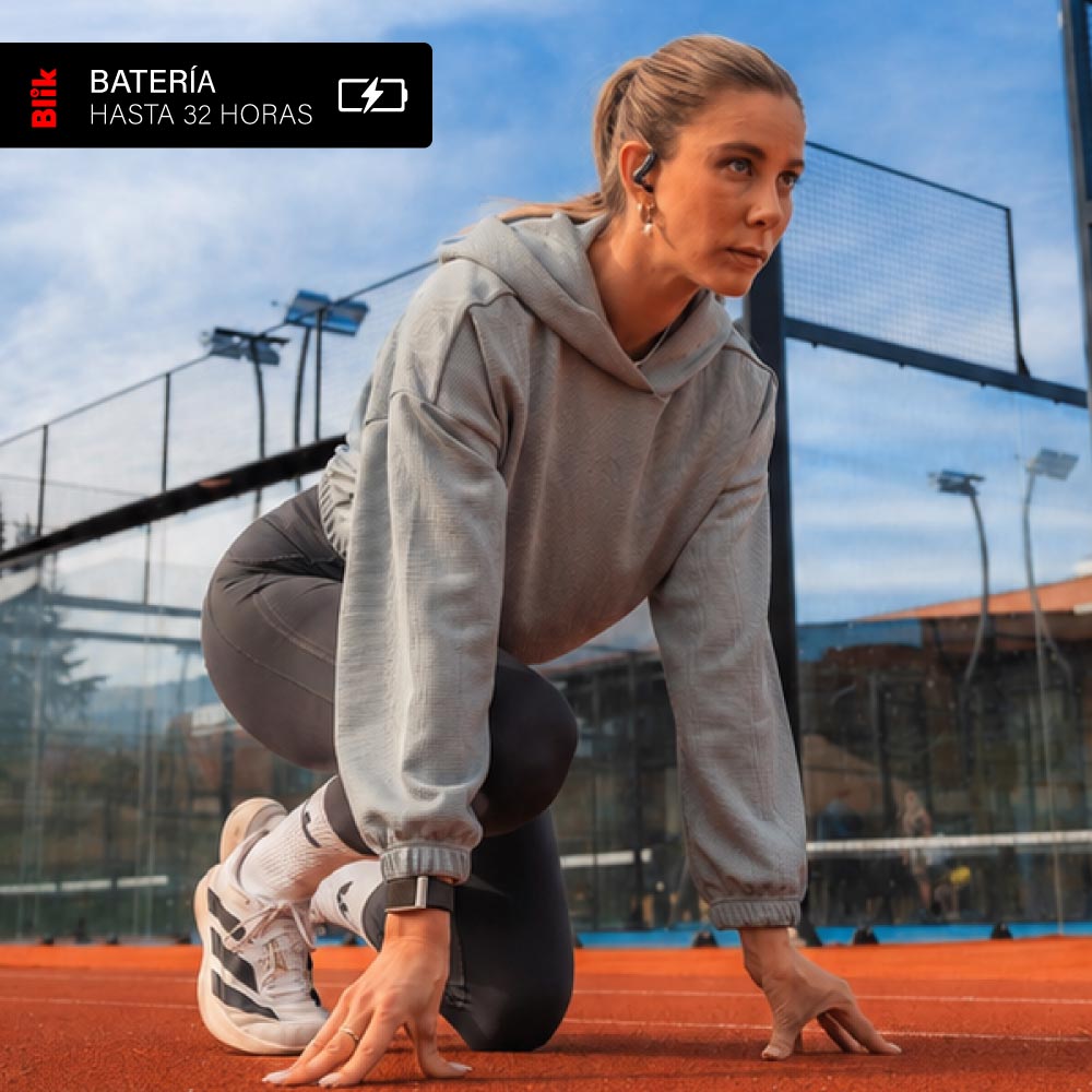 Audífonos Bluetooth Blik Motion Open-Ear 32H Negro