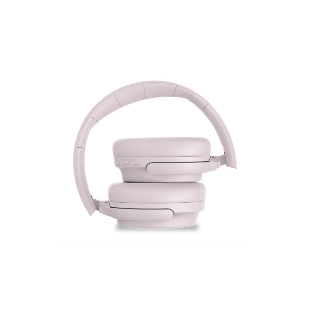 Audífonos Bluetooth Blik Neo Cancelación De Ruido 60H Rosa lateral