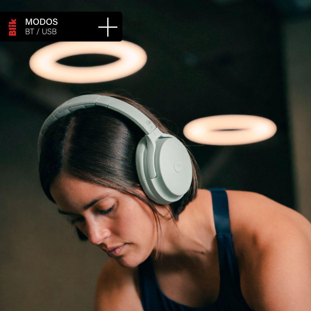 Audífonos Bluetooth Blik Neo Cancelación De Ruido 60H Verde