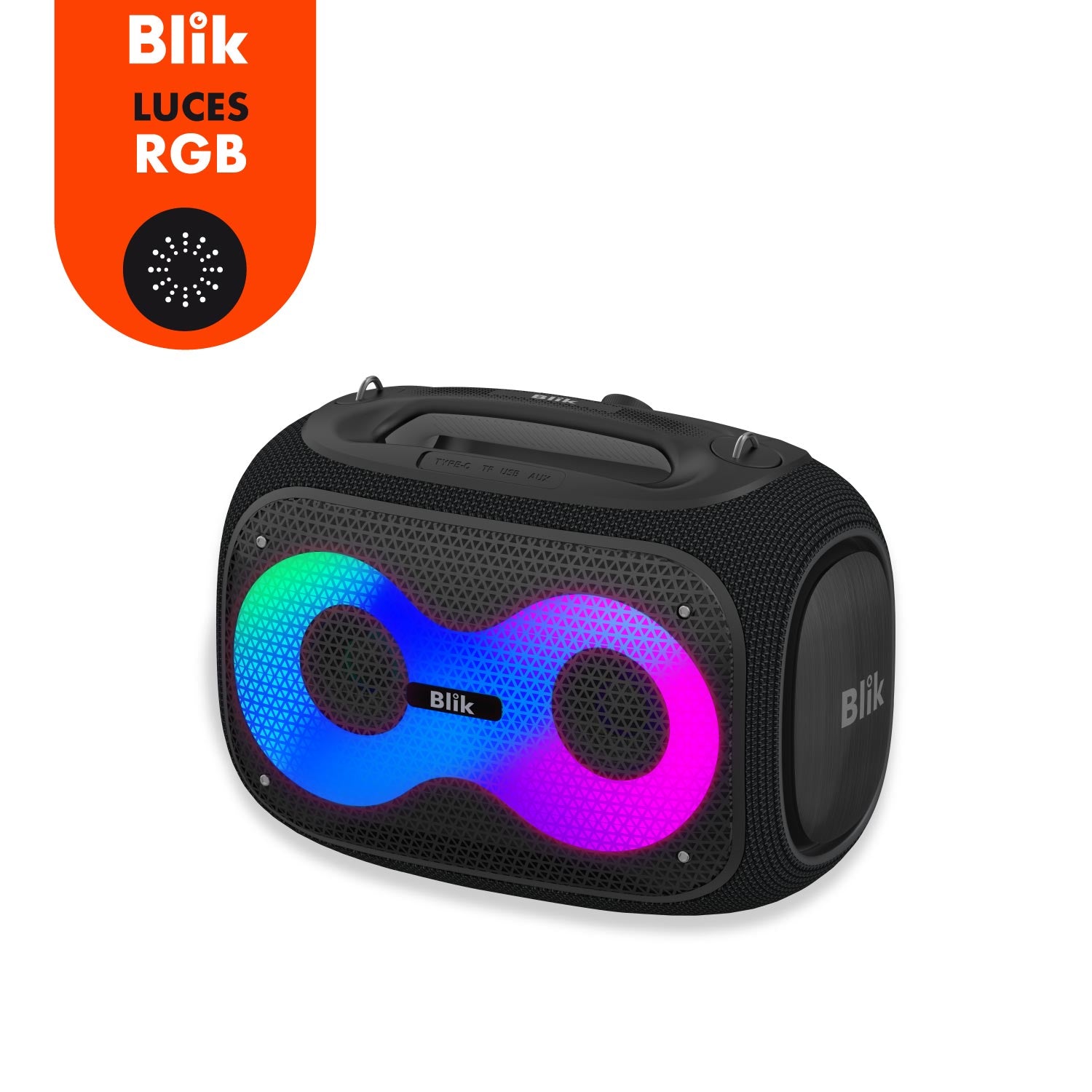 Parlante Portátil Blik Partybass120 Negro