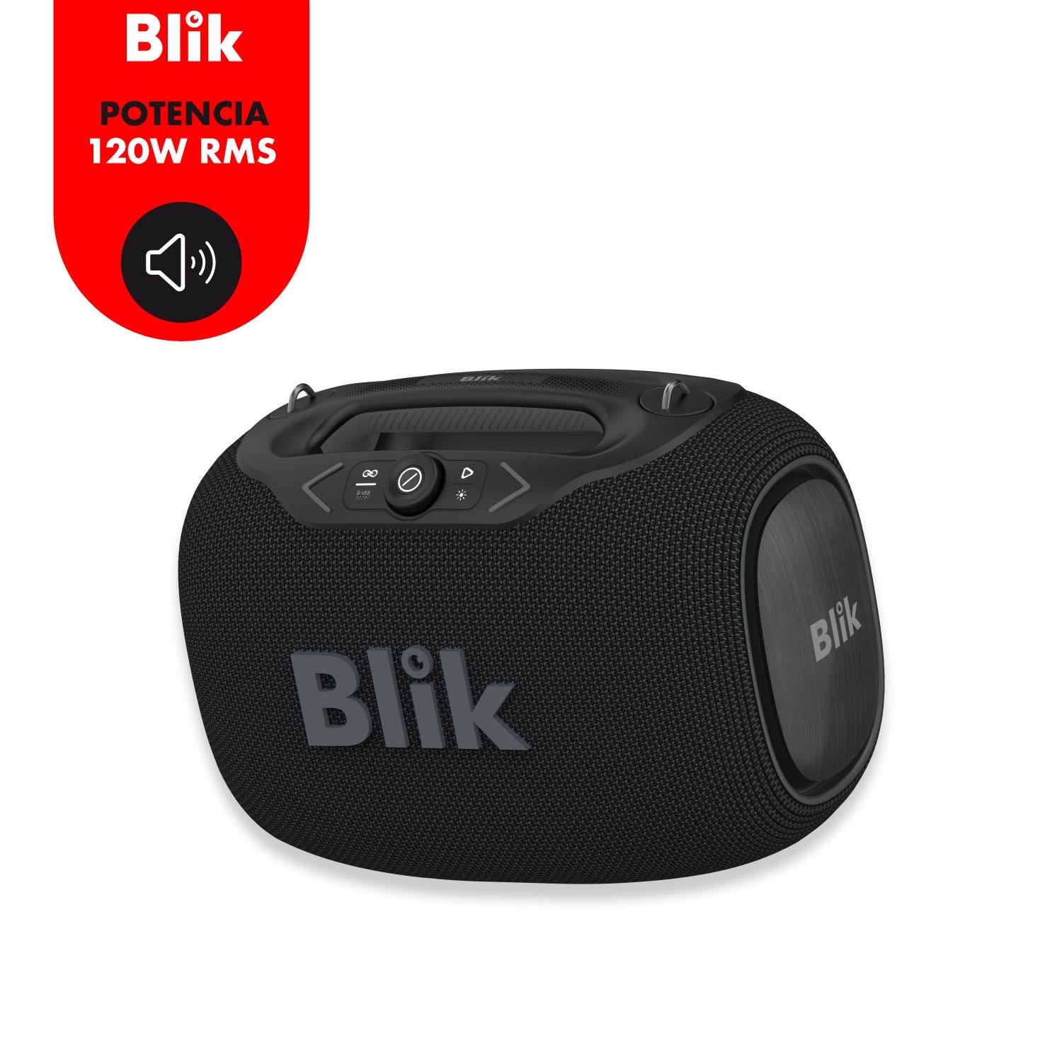 Parlante Portátil Blik Partybass120 Negro