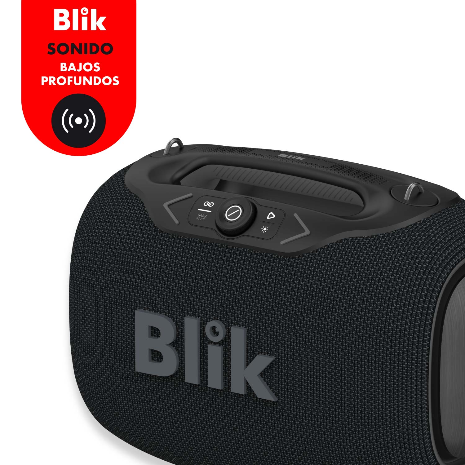 Parlante Portátil Blik Partybass120 Negro