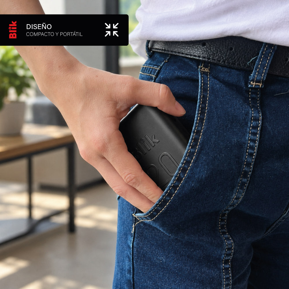 Batería Externa PowerBank Blik Power20 20000mAh 22.5W Negro