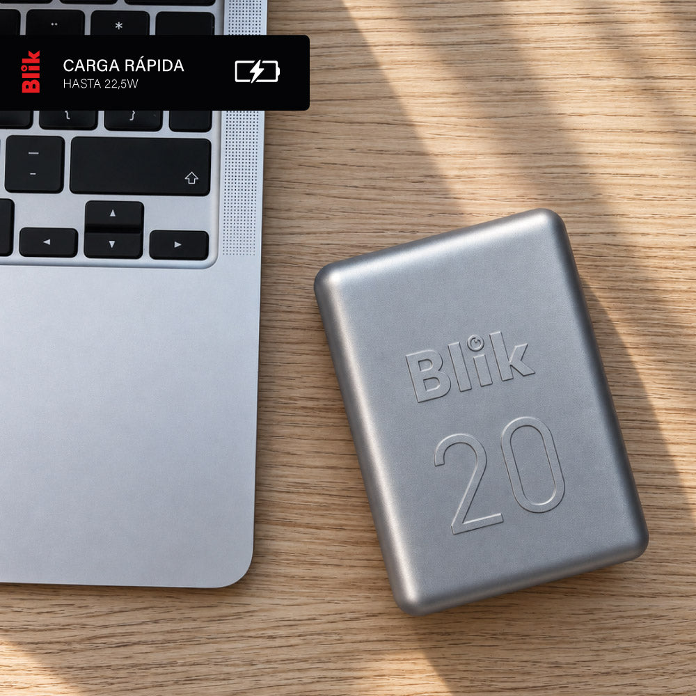 Batería Externa PowerBank Blik Power20 20000mAh 22.5W Gris