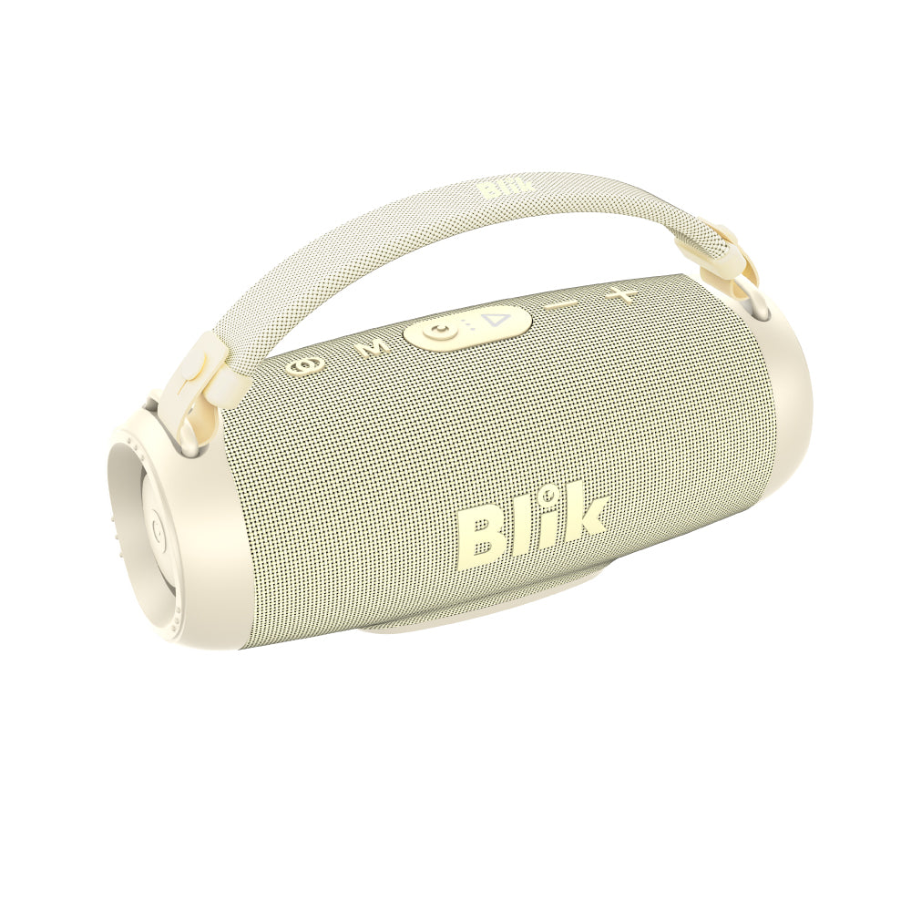 Parlante Bluetooth Portátil Blik Powerbass30 30W Crema