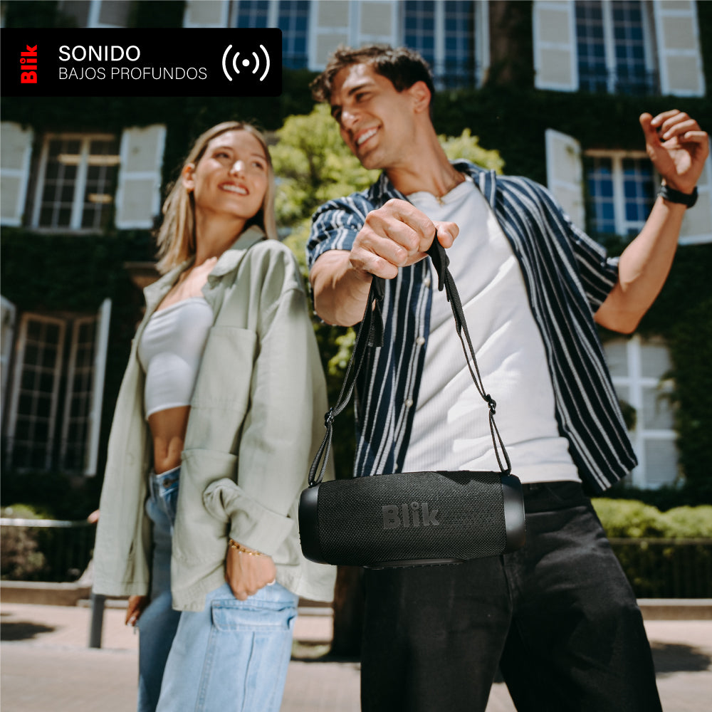 : Parlante Bluetooth Portátil Blik Powerbass30 bajos profundos