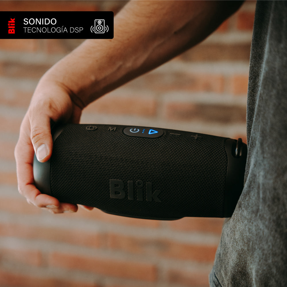 : Parlante Bluetooth Portátil Blik Powerbass30 tecnologia DSP