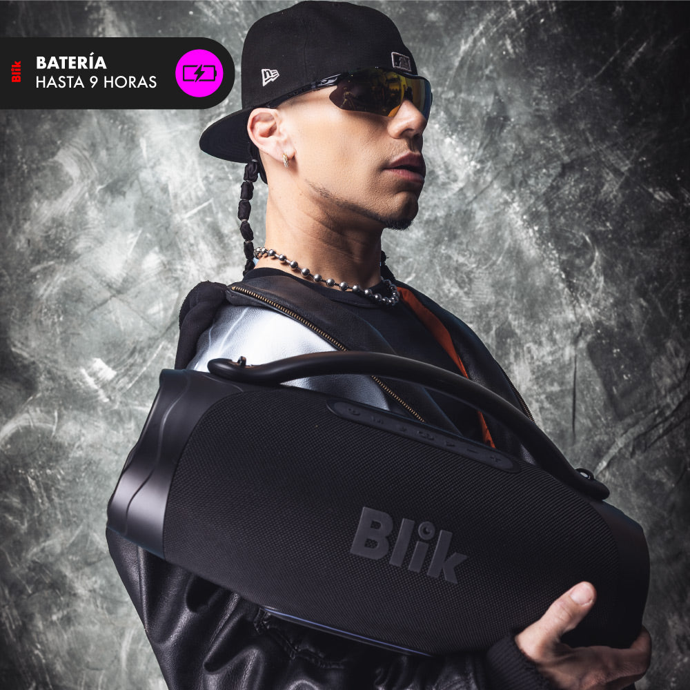 Parlante Bluetooth Portátil Blik Powerboost 180W 9 Hrs - Edición Limitada Power Peralta