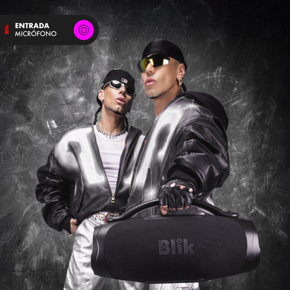 Parlante Bluetooth Portátil Blik Powerboost 180W 9 Hrs - Edición Limitada Power Peralta