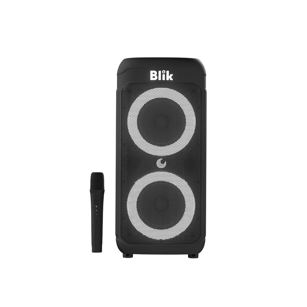 Parlante Karaoke Blik Revo Lite 8.000W PMPO Auracast FRONTAL