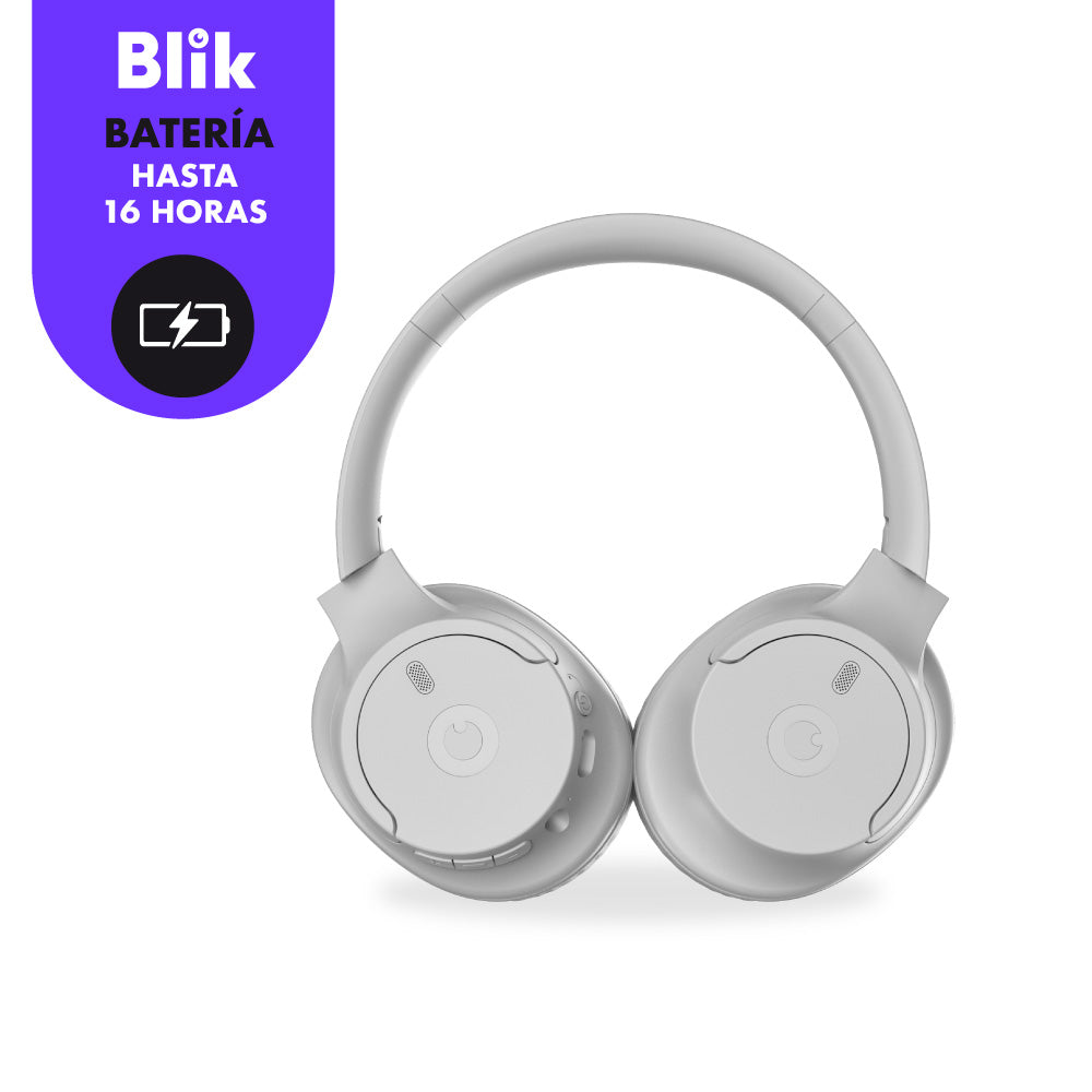 Audifonos Bluetooth Inalambricos Blik Soul250 Gris 16 Hrs